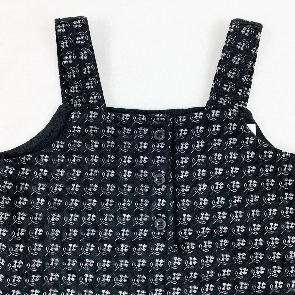 Janie and Jack sleeveless‎ square neck metallic top